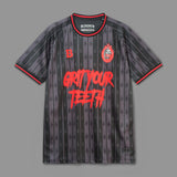 Grizzled Young Veterans Football Jersey - Black