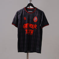 Grizzled Young Veterans Football Jersey - Black