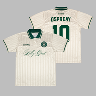Will Ospreay Retro Football Jersey w/ OSPREAY 10 Printing - Beige (PRE-ORDER)