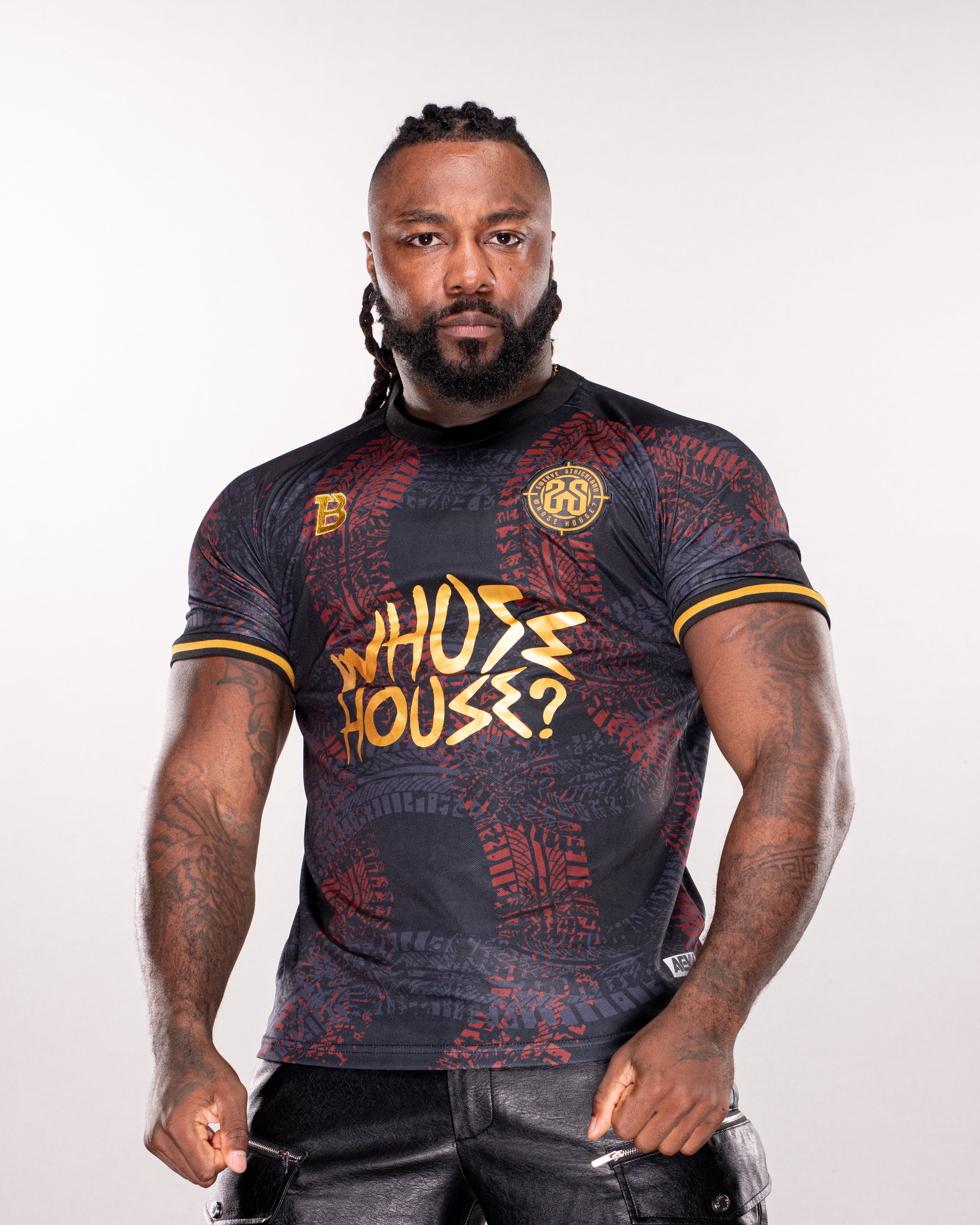 AEW Swerve Strickland Football Jersey – BLCKSMTH Apparel